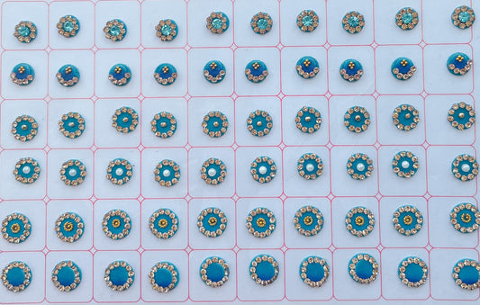 Bindi Book with Fancy Stones - Elegant Indian Accessory