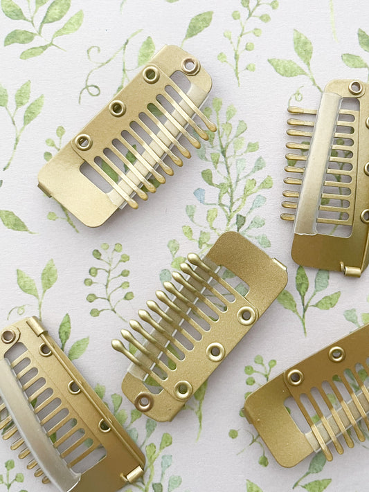 Chunni clips gold Indian jewelry