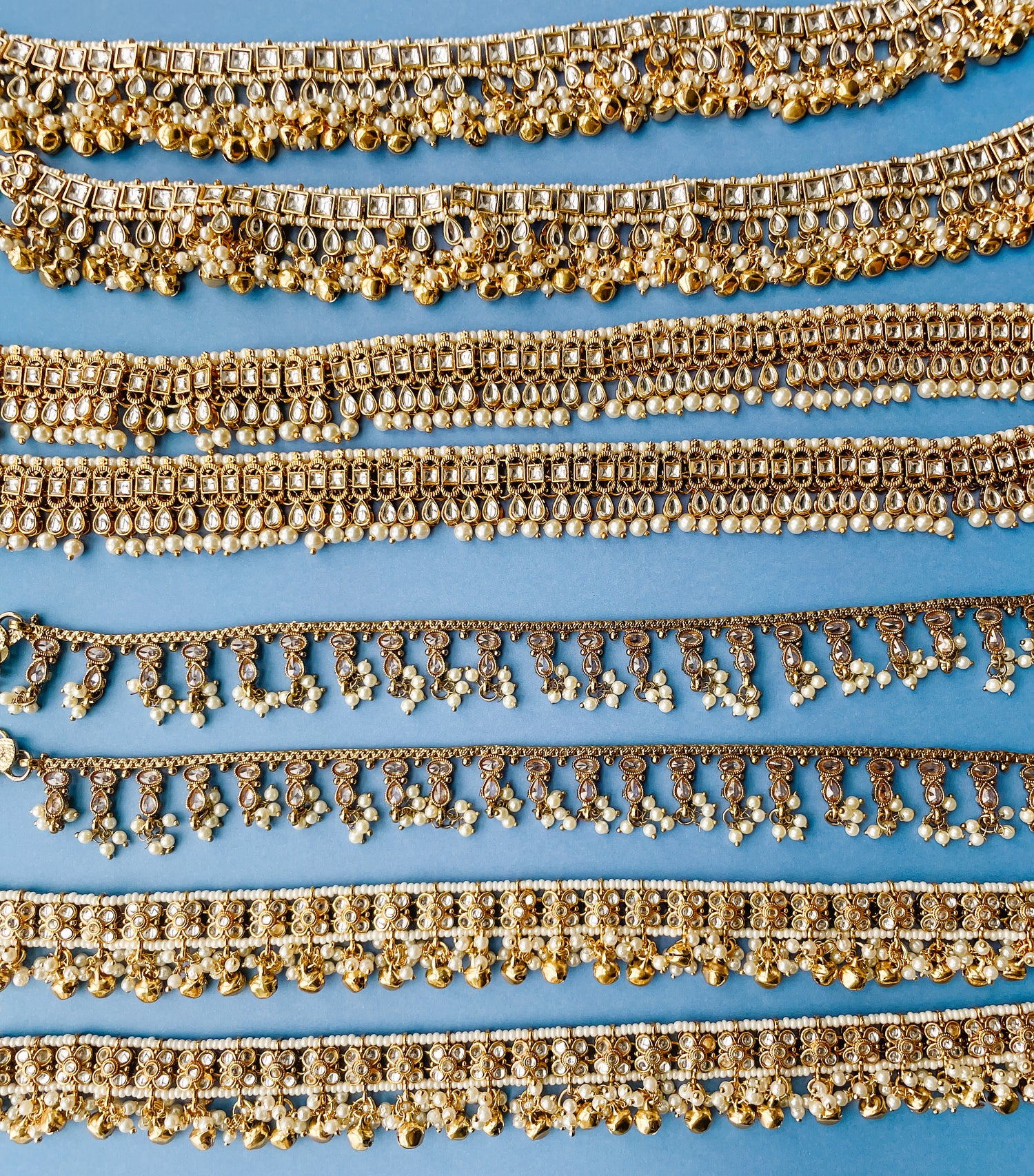 gold payals anklets